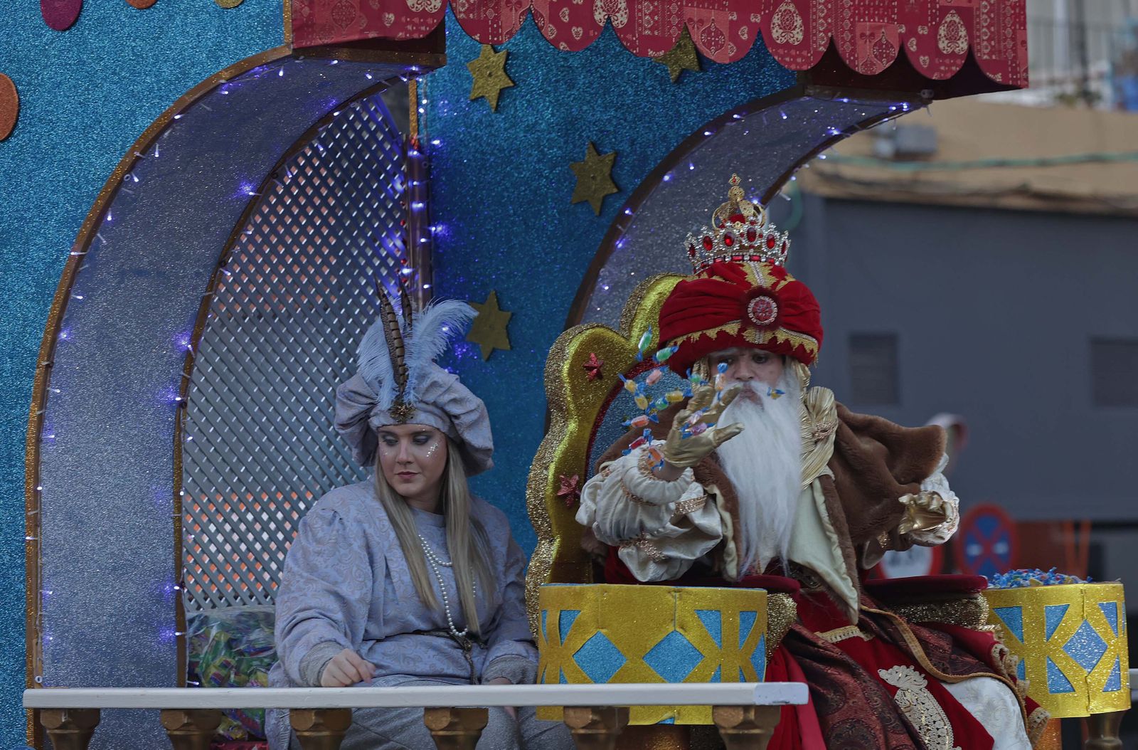 Fotos de la cabalgata de los Reyes Magos en Algeciras