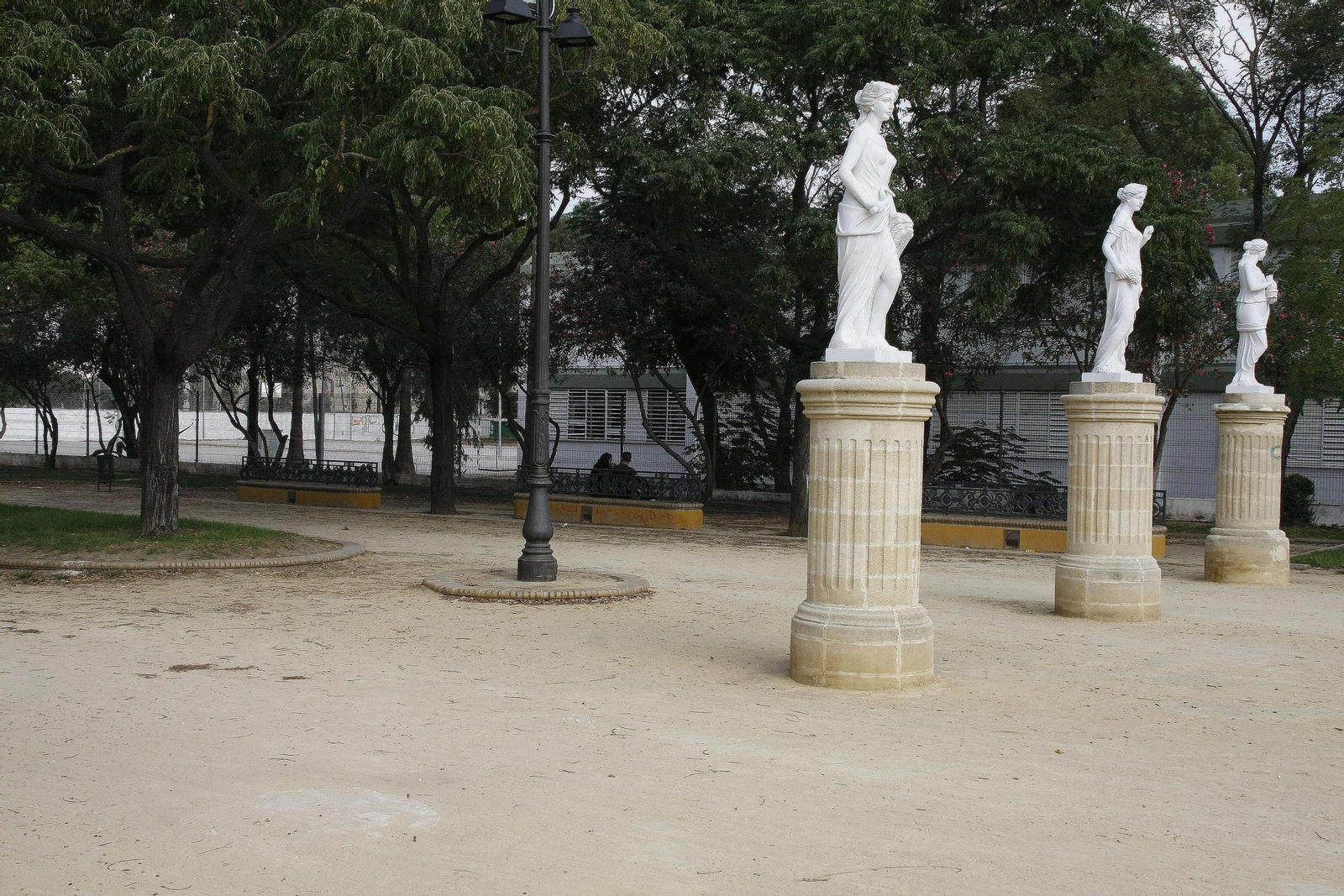 Una imagen del parque de La Victoria.