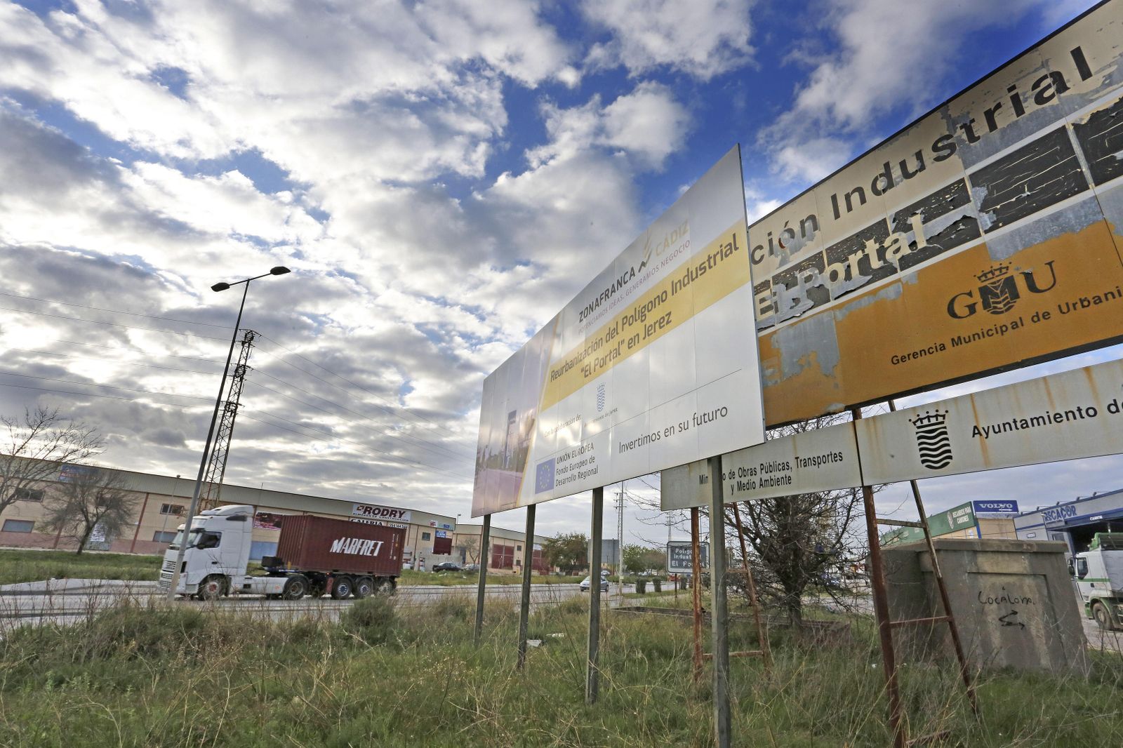 Imagen del polígono industrial El Portal.