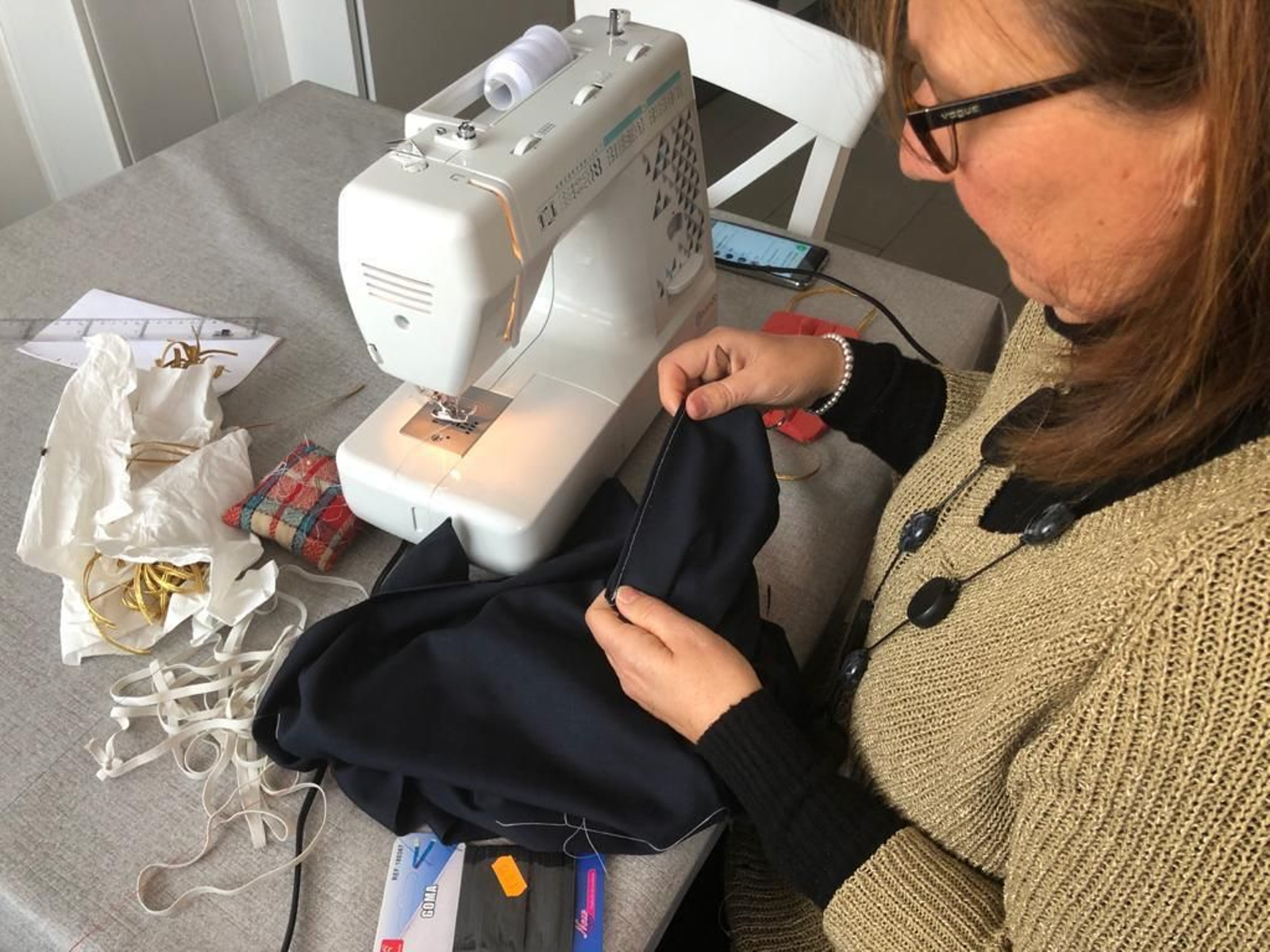 Las costureras de Mascarillas Algeciras