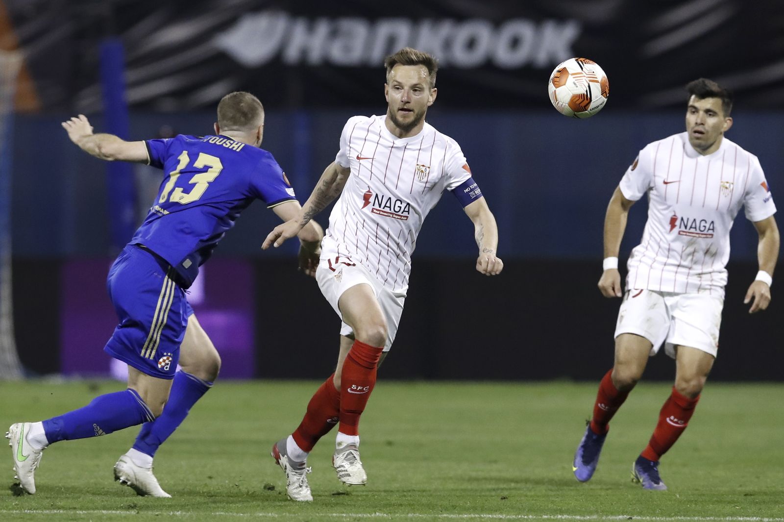 Las imágenes del Dinamo de Zagreb-Sevilla