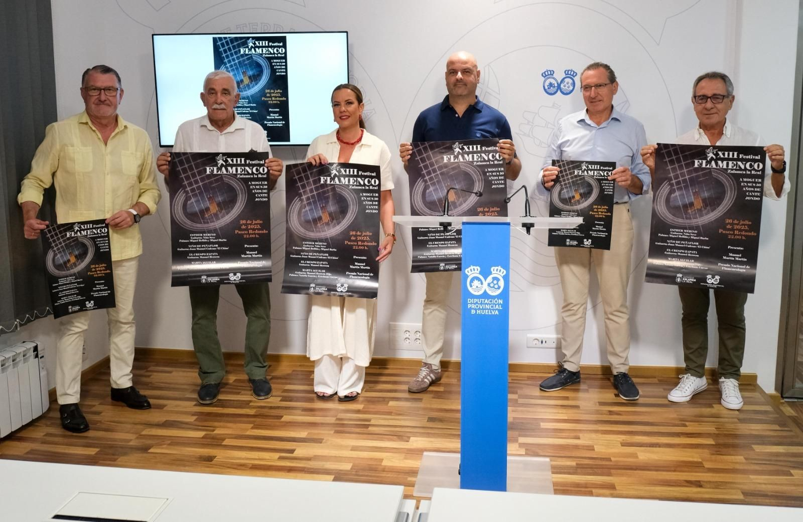 Presentación de la XIII edición del festival en la Diputación de Huelva. Presentación de la XIII edición del festival en la Diputación de Huelva.