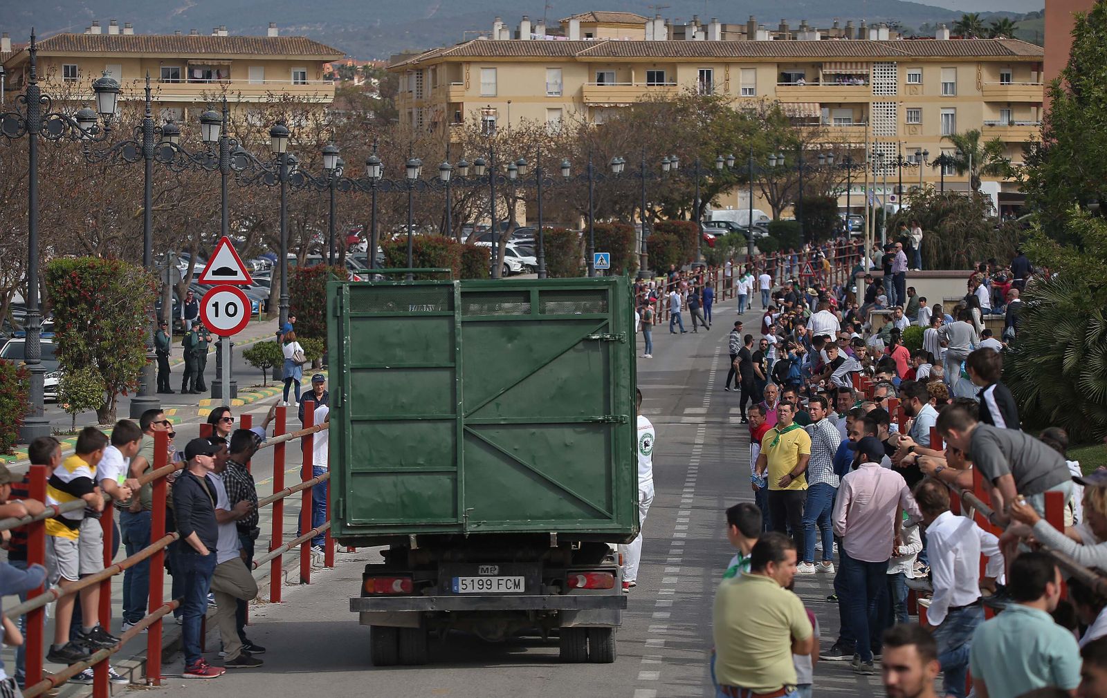Fotos del Toro Embolao en Los Barrios