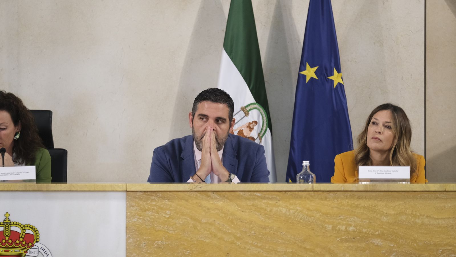 Imágenes del pleno ordinario del Ayuntamiento de Almería