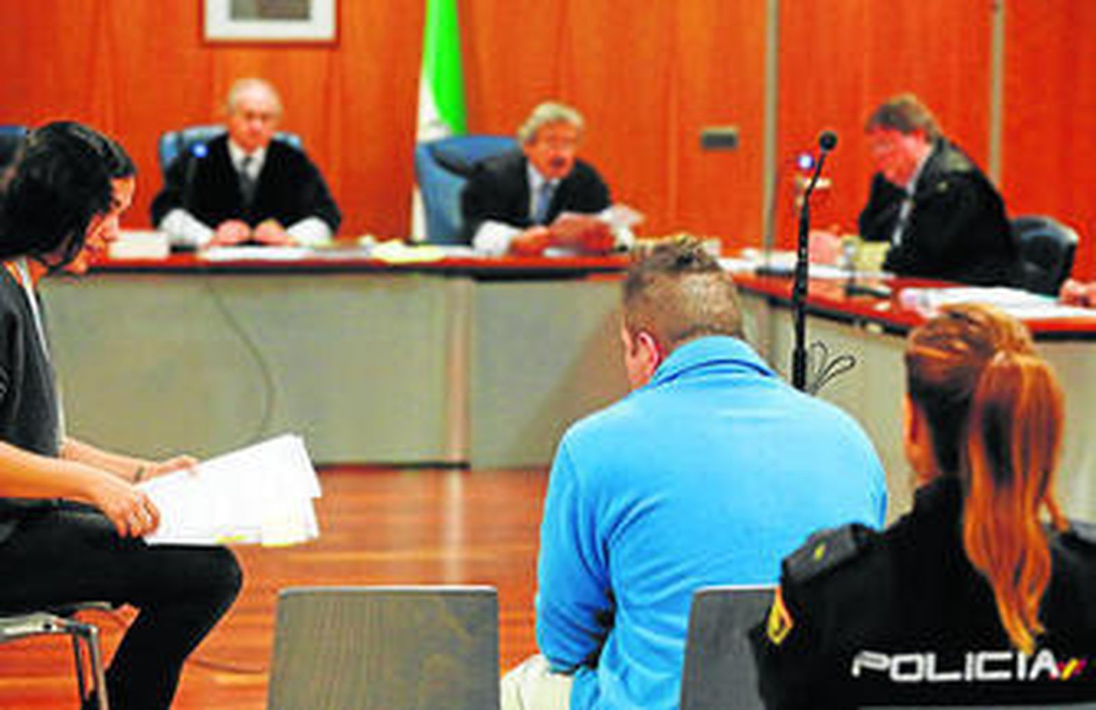 Stefan Reinert, ayer, en el juicio.