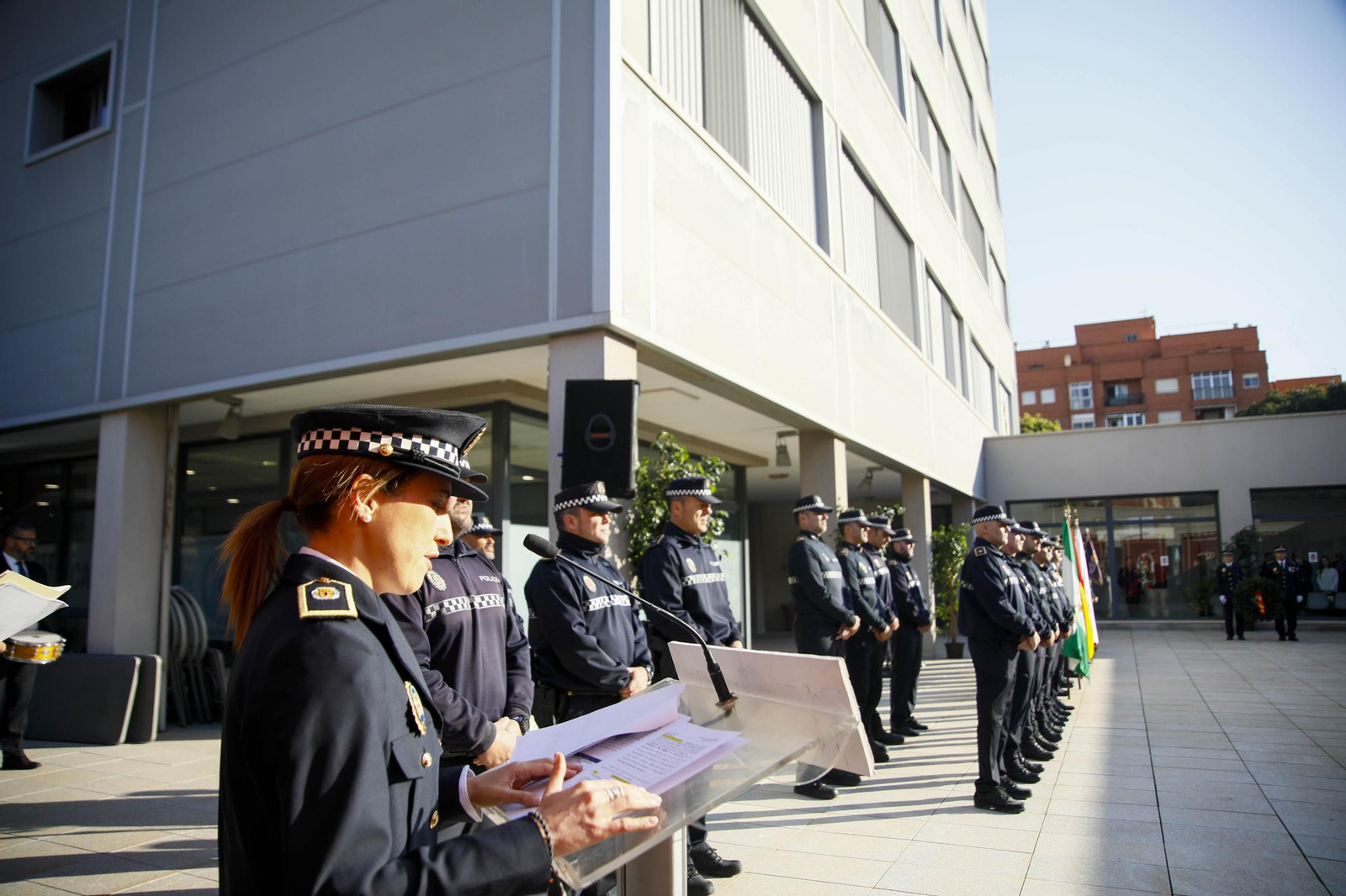 Las imágenes del acto institucional de la Policía Local de Almería con motivo de la festividad de su patrón, San Esteban