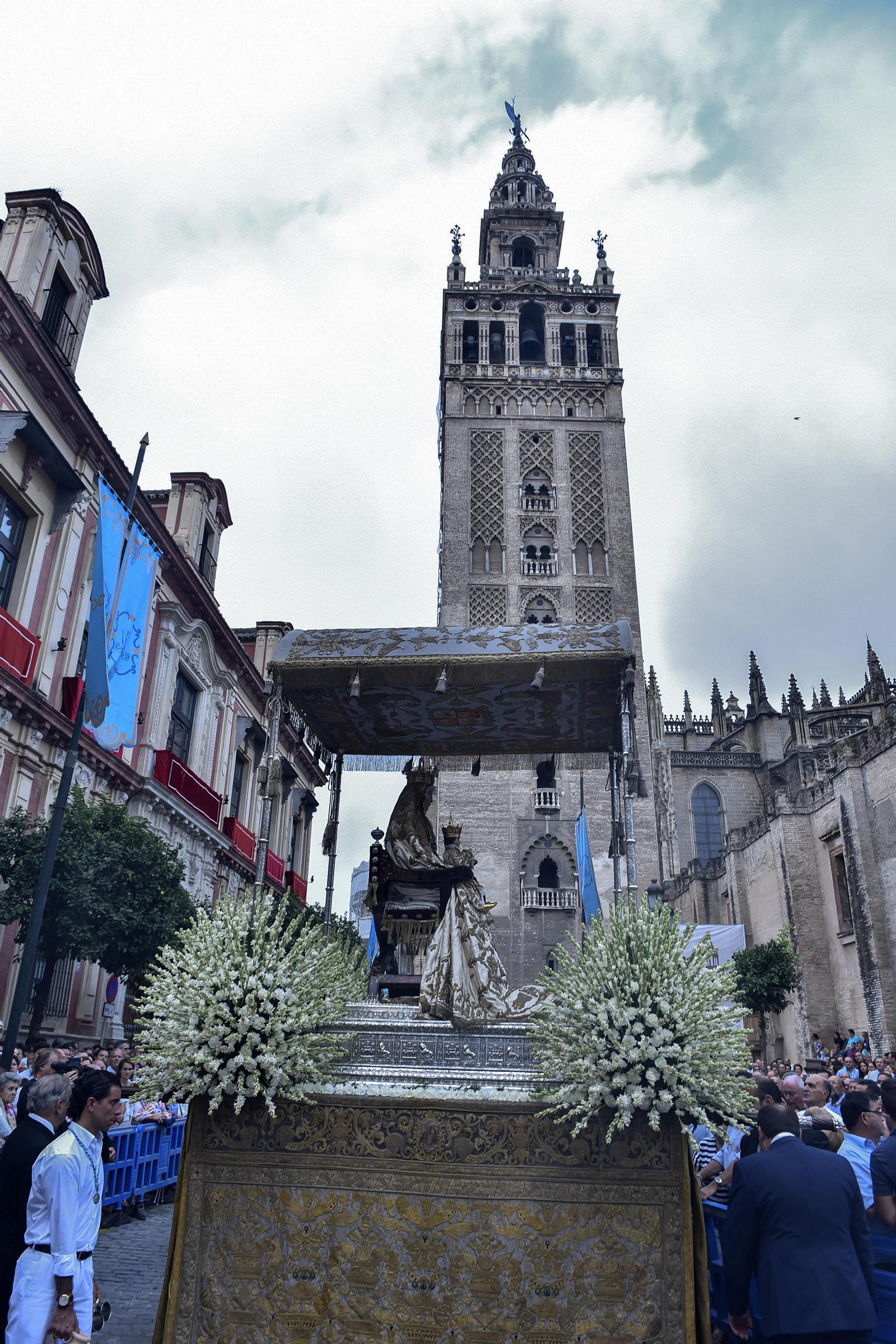 Las imágenes de la procesión de la Virgen de los Reyes