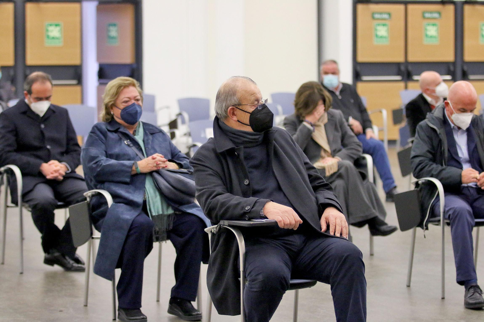 Juan Enciso durante una de las sesiones en el Palacio de Congresos de Aguadulce