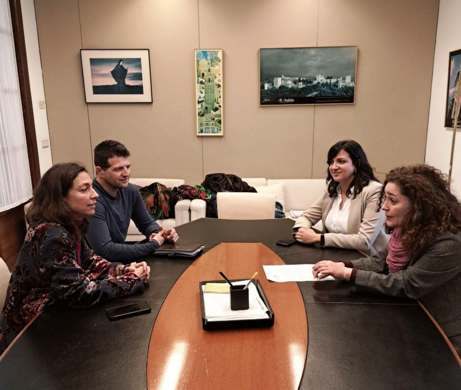 Reunión entre Vamos y  Verdes Equo en 2023