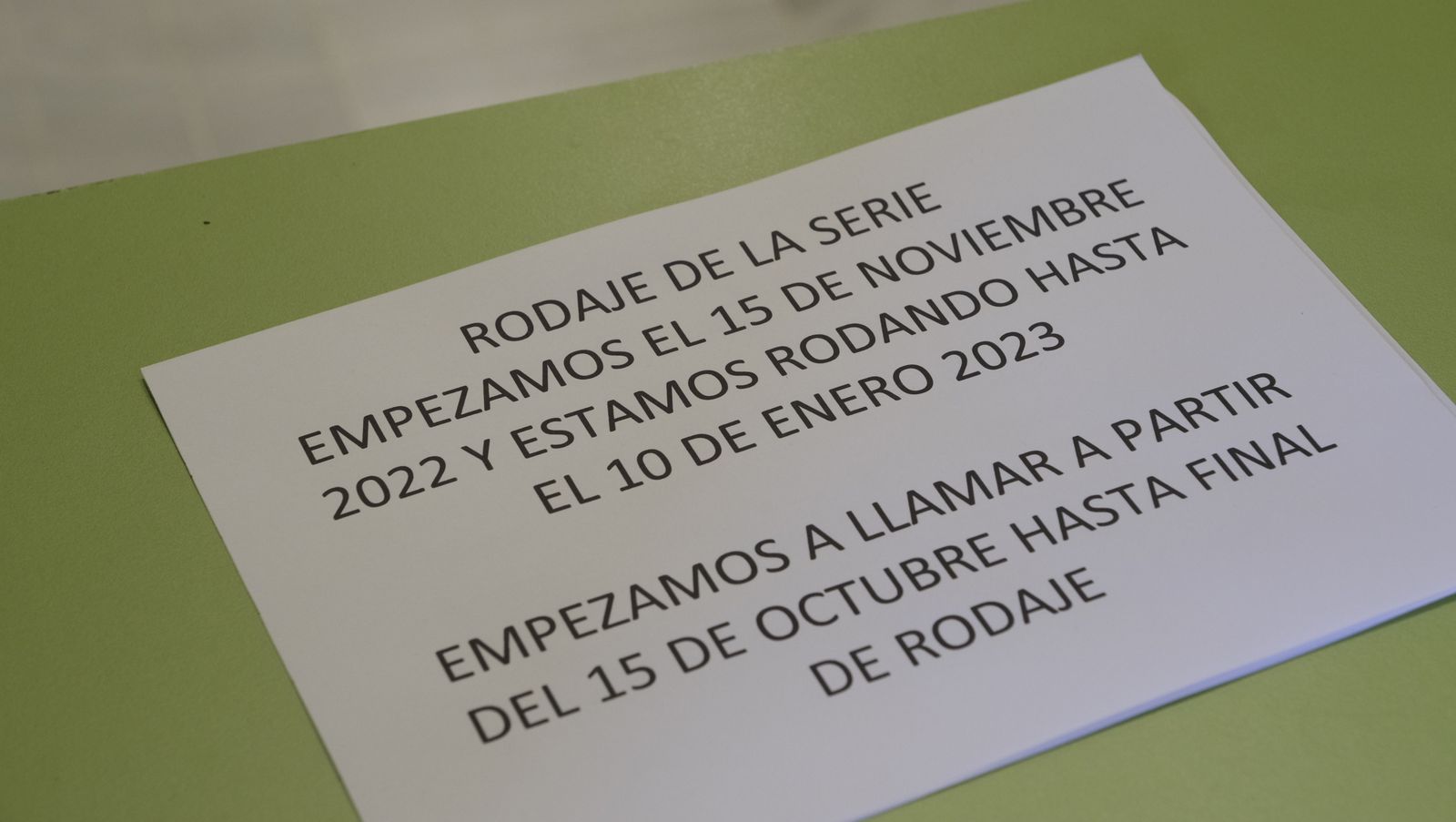 Imágenes del casting para la serie El Romancero
