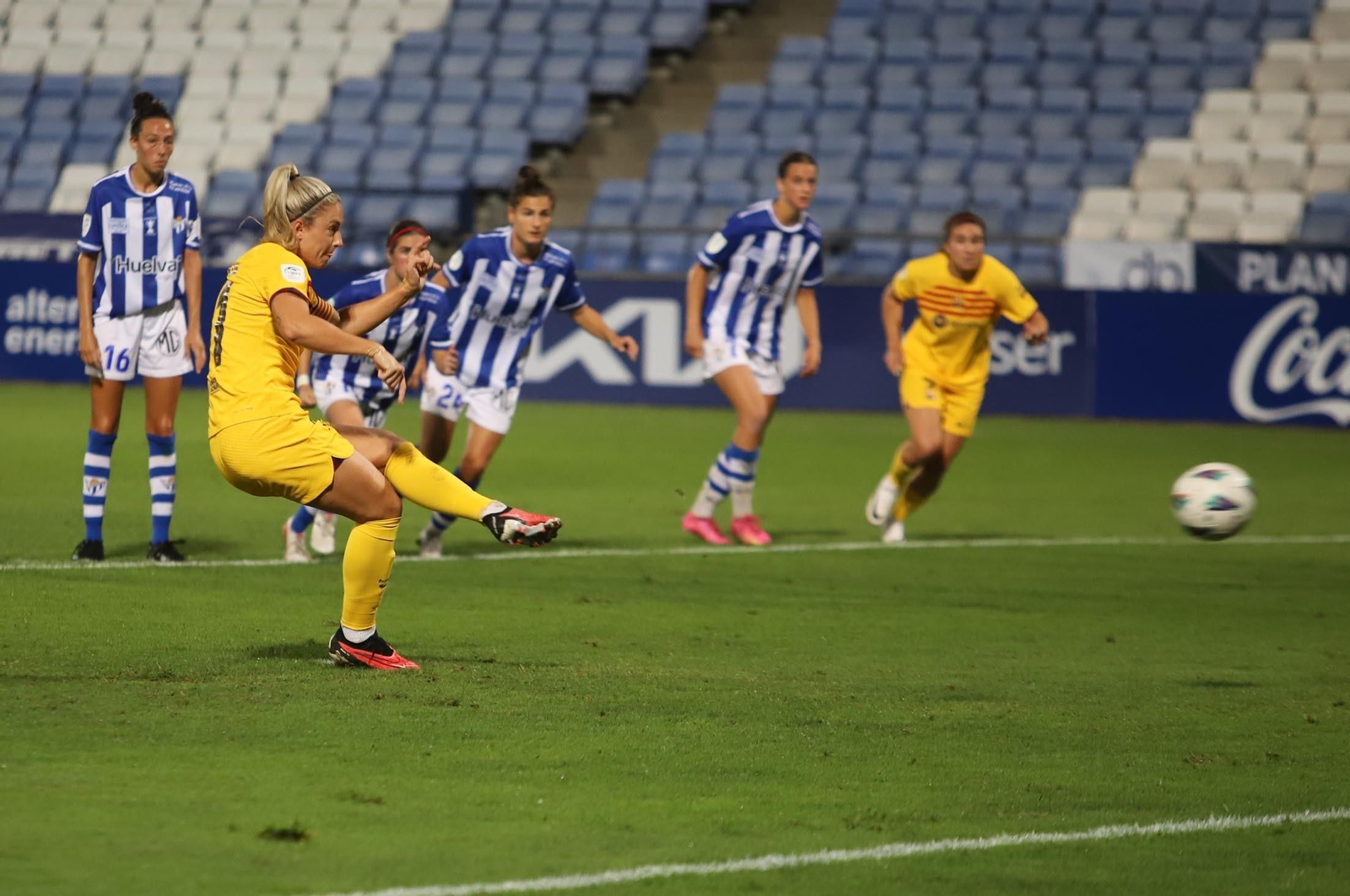 Imágenes del Sporting de Huelva-FC Barcelona