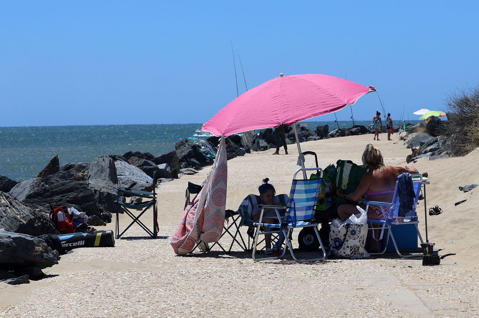 Imágenes veraniegas en Punta Umbría y en las playas de El Portil y La Bota