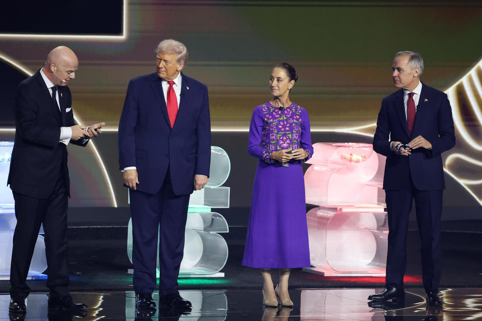 Las fotos del sorteo del Mundial de Estados Unidos, Canadá y México 2026