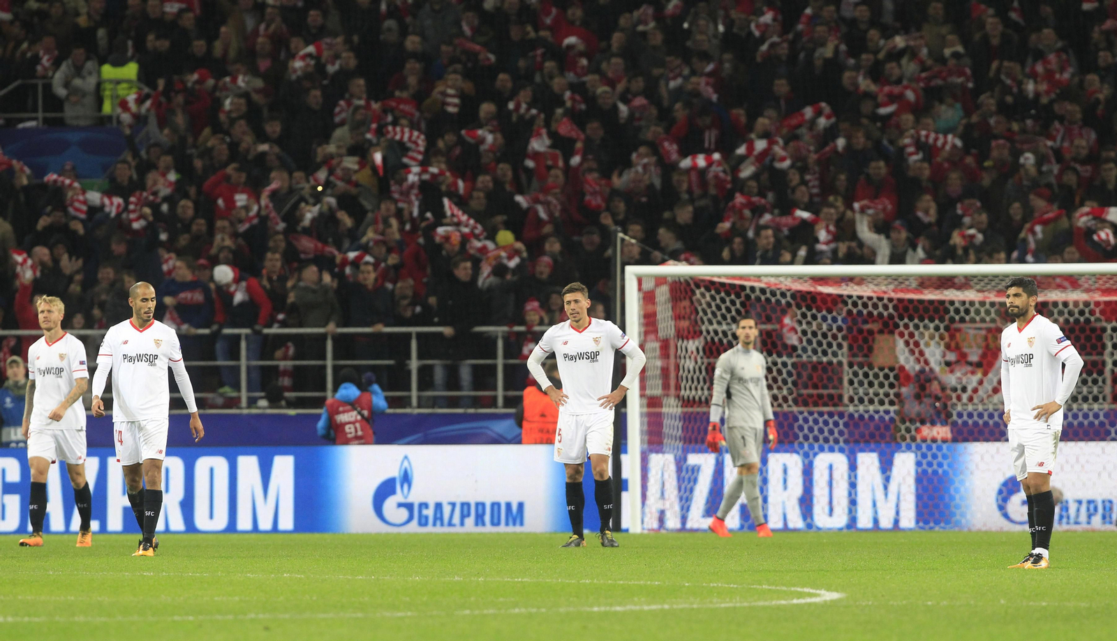 Las imágenes del Spartak de Moscú-Sevilla FC