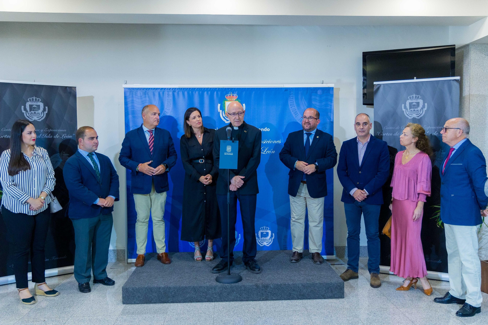 Inauguración de la exposición 'Panis Vitae' por el Corpus de San Fernando
