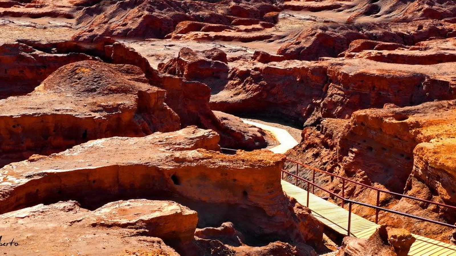 Recorrido del circuito 'Marte en la Tierra'