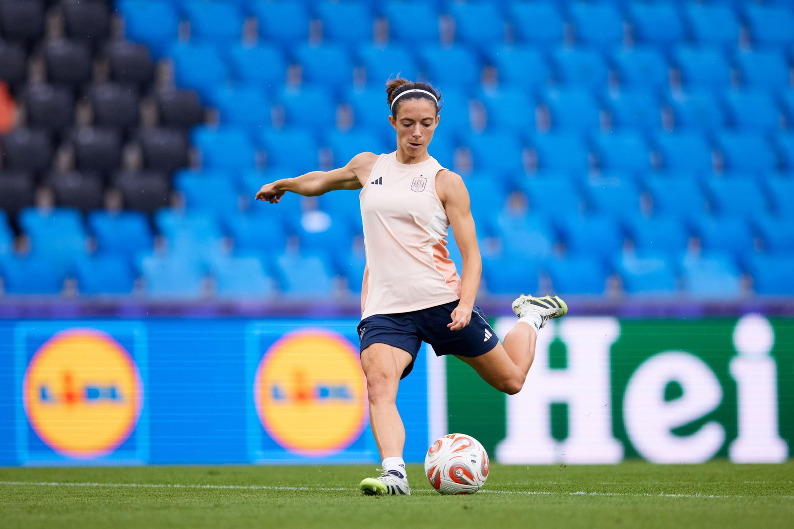 Las fotos de España antes de la final de la Eurocopa femenina