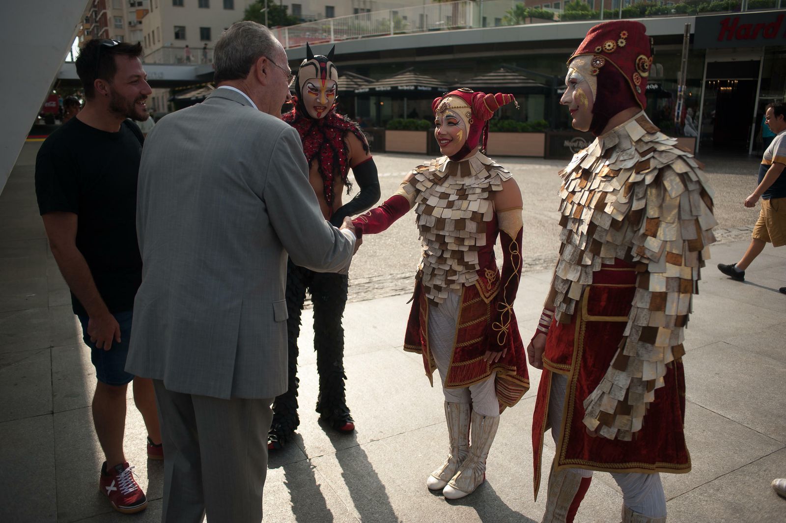 Presentación del espectáculo 'Kooza' del Circo del Sol en Málaga