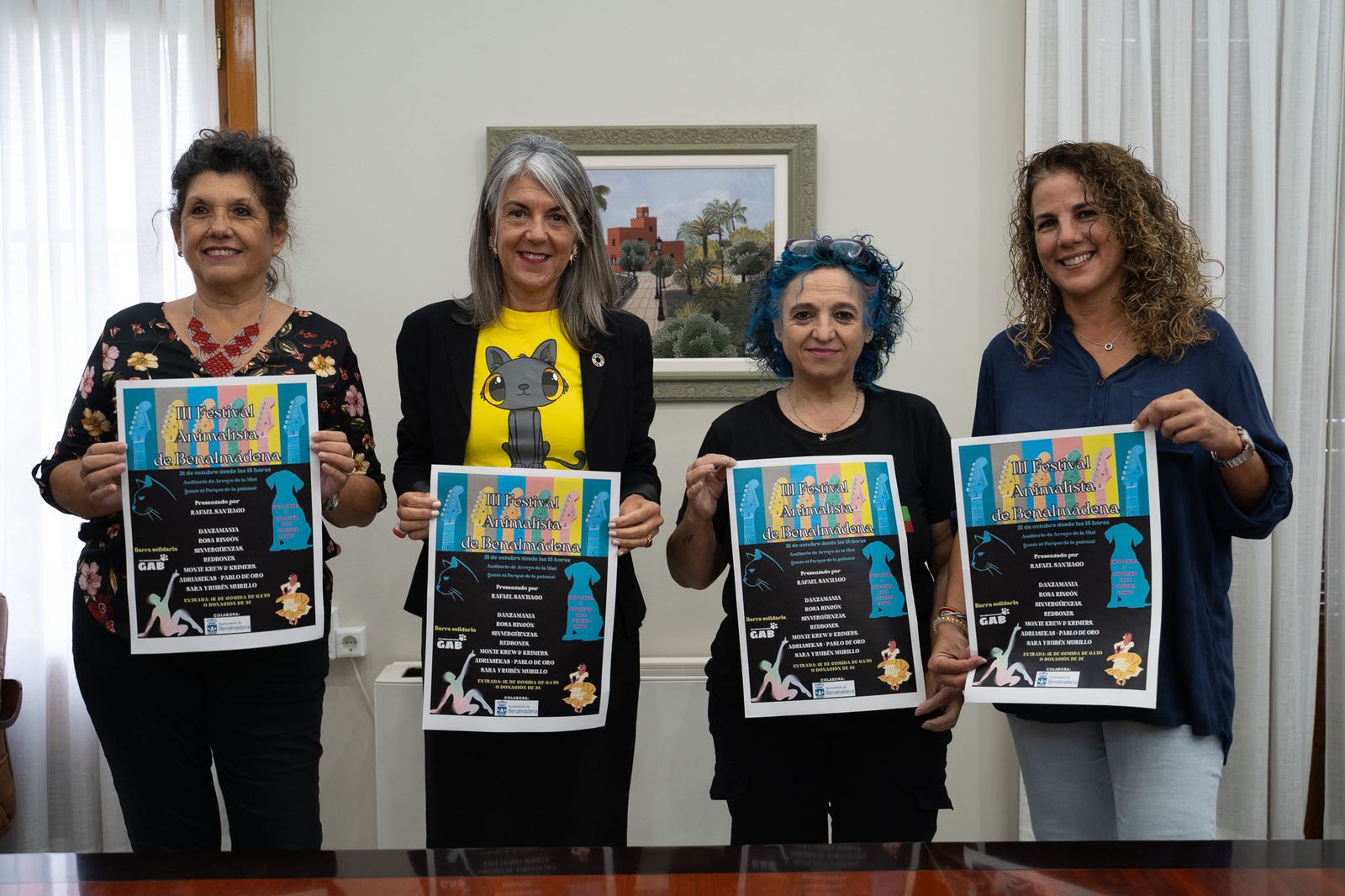 La presentación del festival animalista.