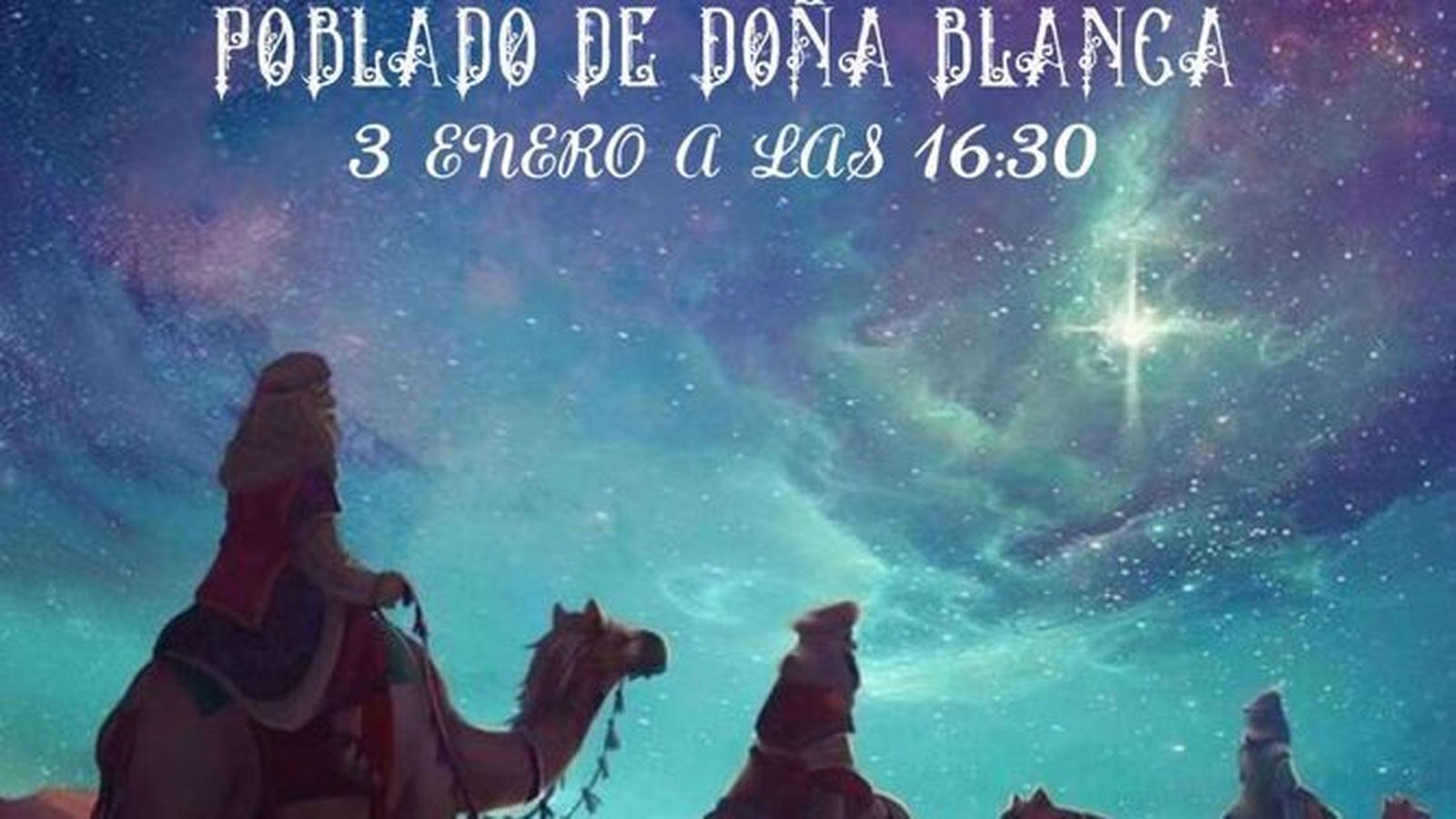 El poblado de Doña Blanca ha adelantado su cabalgata de Reyes para este miércoles.