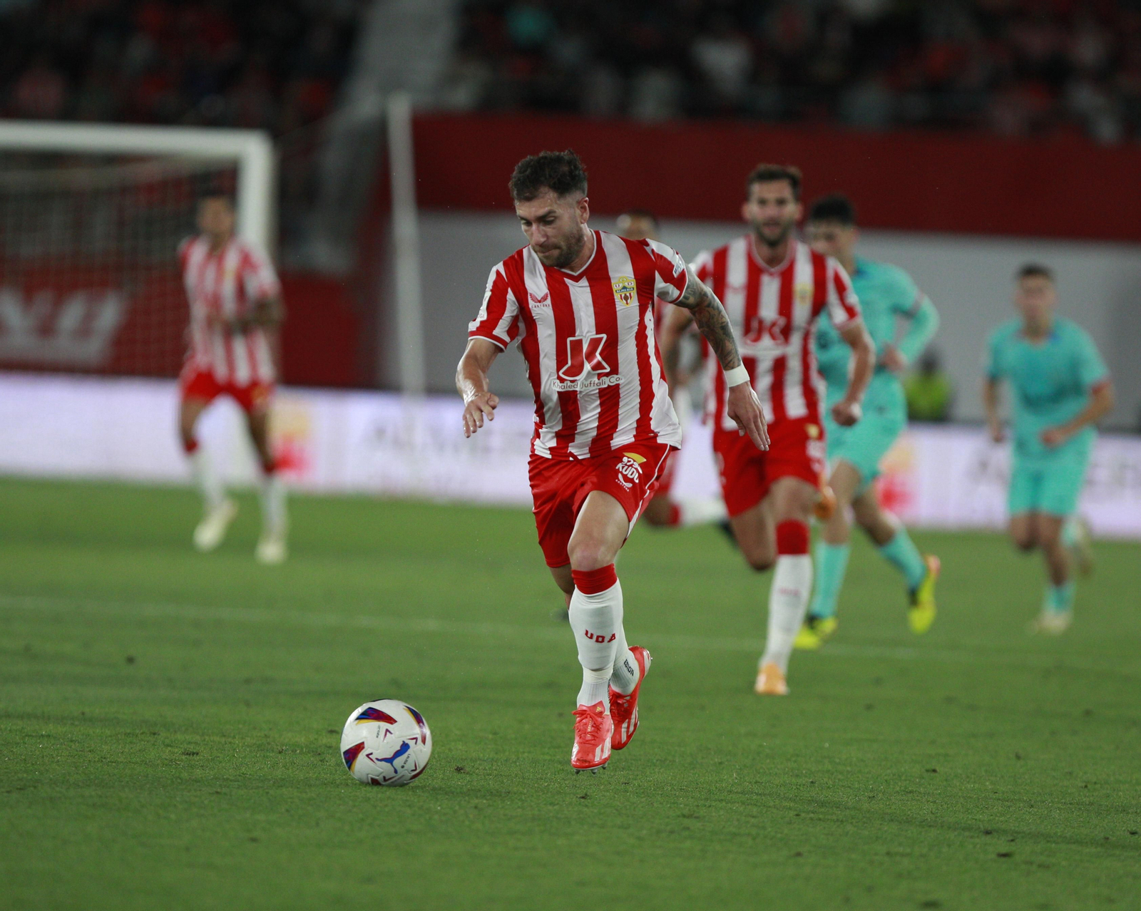 Las mejores imágenes del partido U.D. Almería-F.C. Barcelona