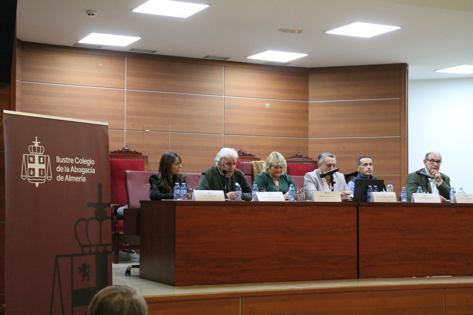 Presentación del libro en el Colegio de la Abogacía de Almería.
