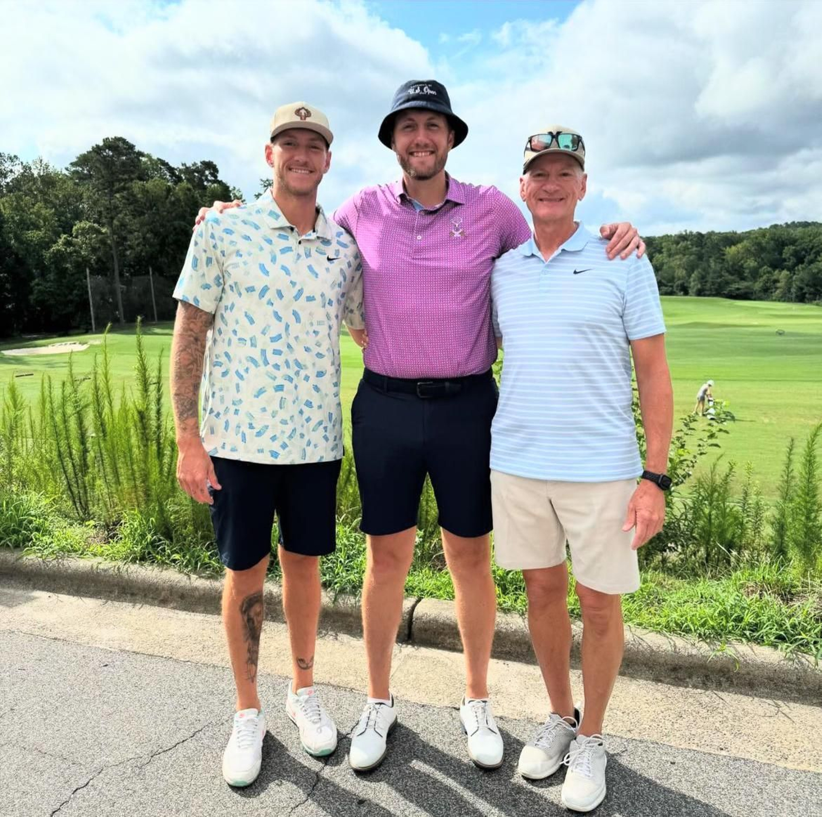 Osetkowski, jugando al golf hace unos días. Osetkowski, jugando al golf hace unos días.