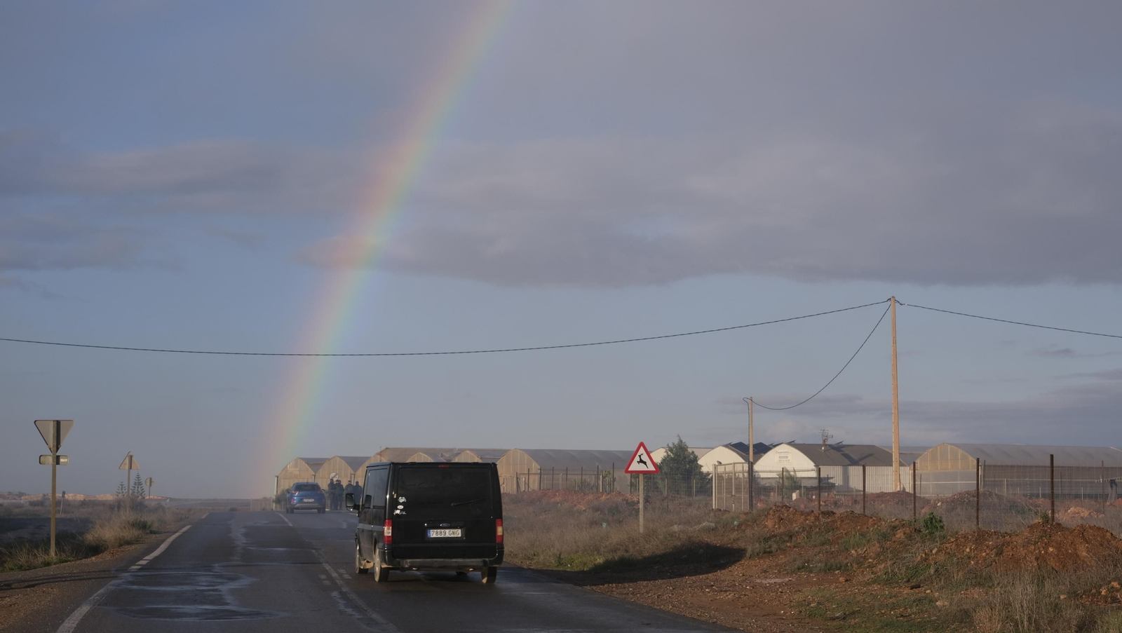 Imágenes del desalojo del asentamiento chabolista 'El Walili', en Níjar