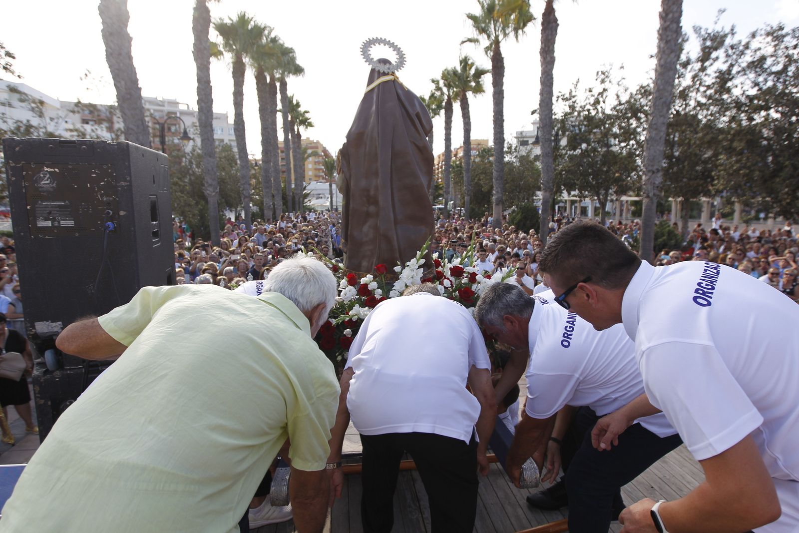 Fotogalería cucaña y procesión Fiestas Santa Ana Roquetas de Mar
