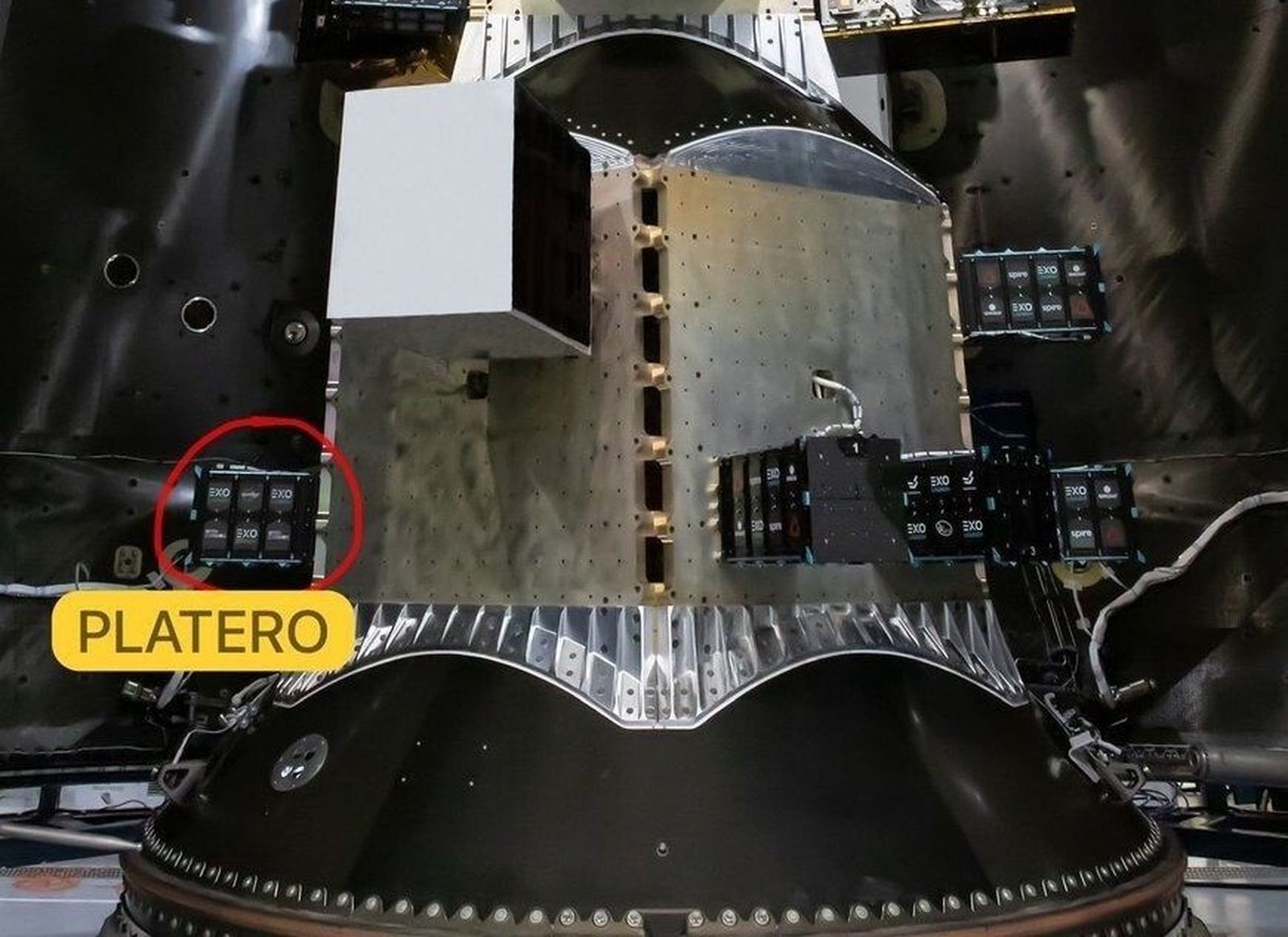 El nanosatélite 'Platero'.