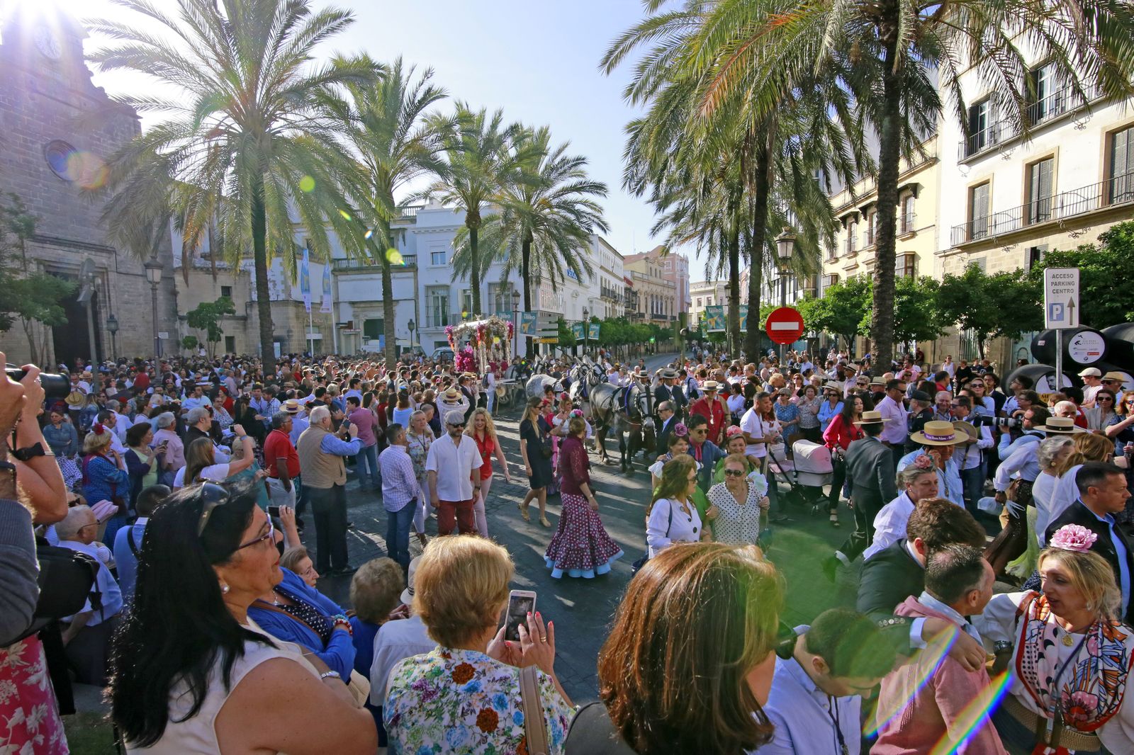 Primer día de camino de la hermandad de Jerez