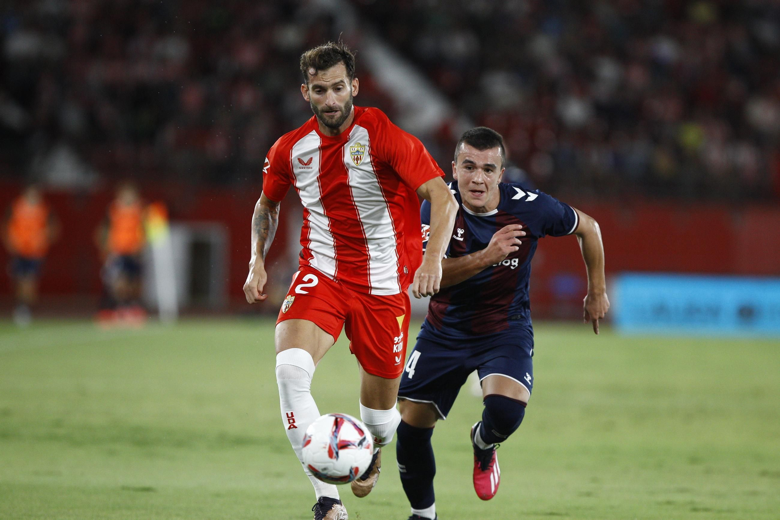 Las imágenes del partido de fútbol U.D. Almería-S.D. Eibar