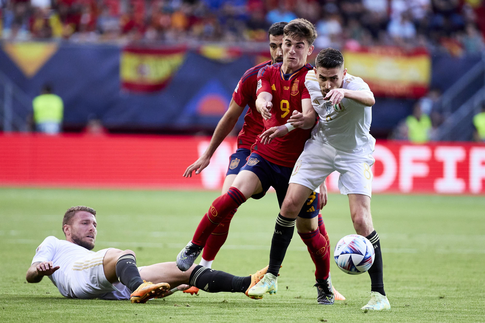 Las fotos del España - Italia