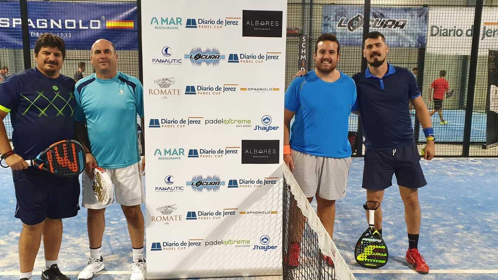 Vera y Reina se midieron a Pipo y Aguilera en Segunda Categoría.