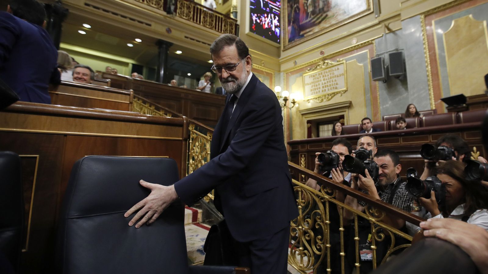 La moción de censura de Podemos contra Rajoy en imágenes