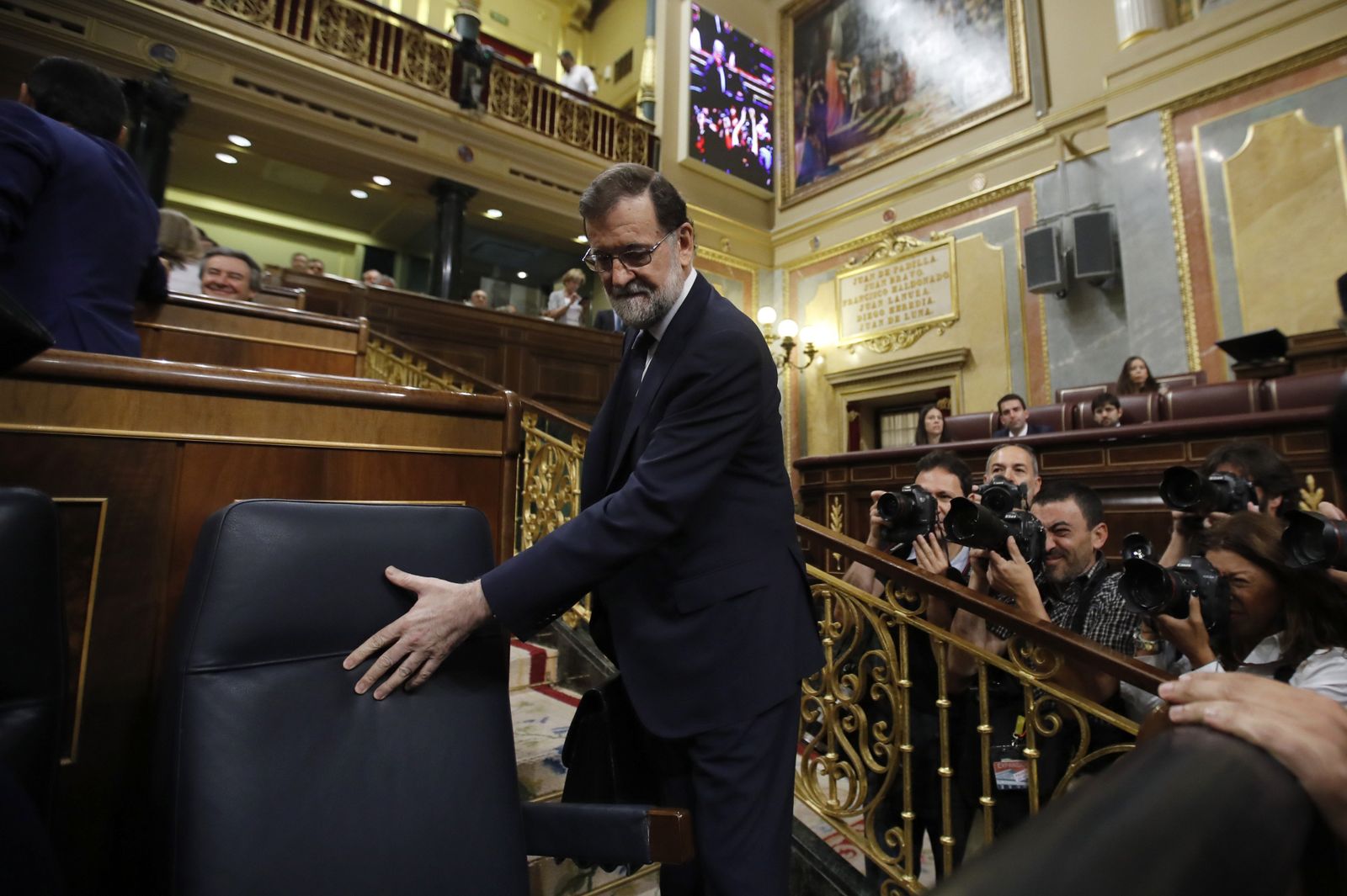 La moción de censura de Podemos contra Rajoy en imágenes