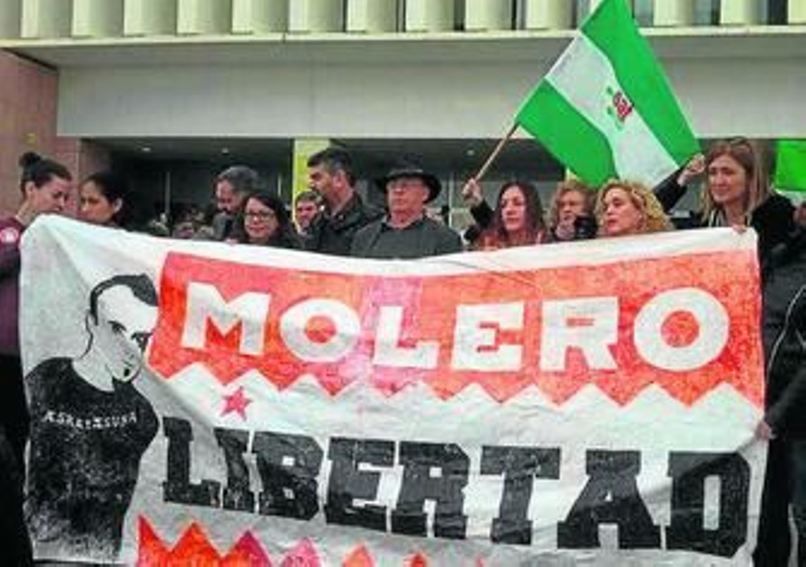 Una de las concentraciones en favor de Francisco Molero.