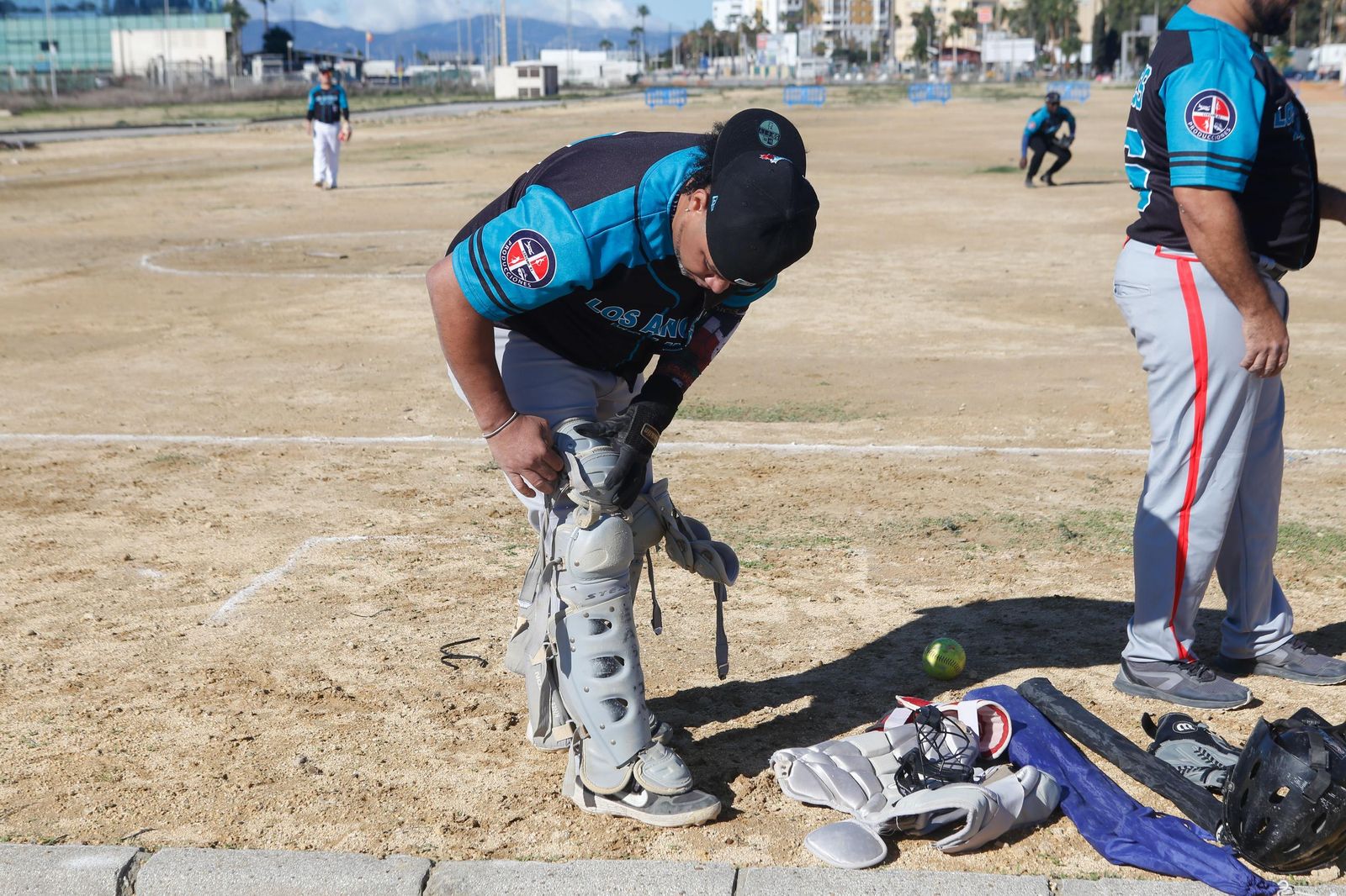 Las fotos del equipo de béisbol Los Ángeles de La Línea