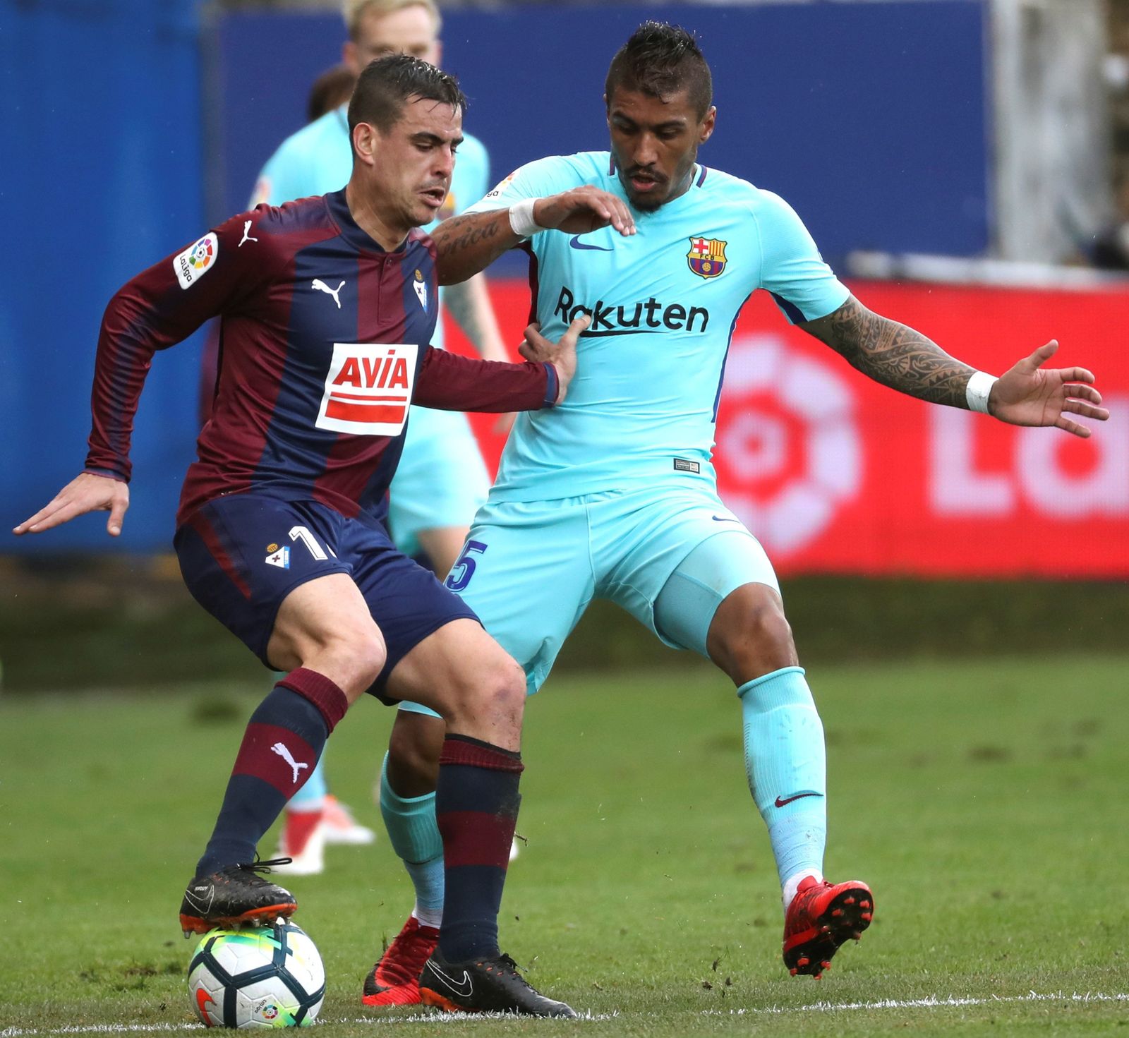 El Eibar-Barcelona, en imágenes