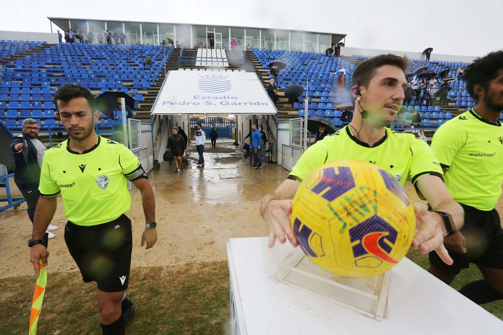Imágenes del partido Jerez Industrial -Egabrense en el Pedro S. Garrido