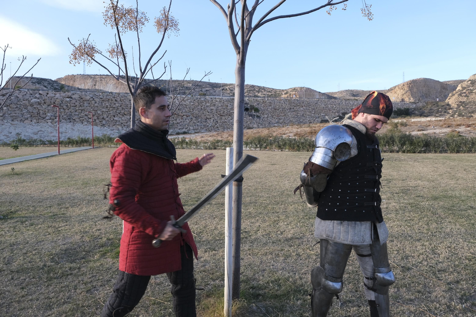 Fotogalería de los combates medievales en Almería