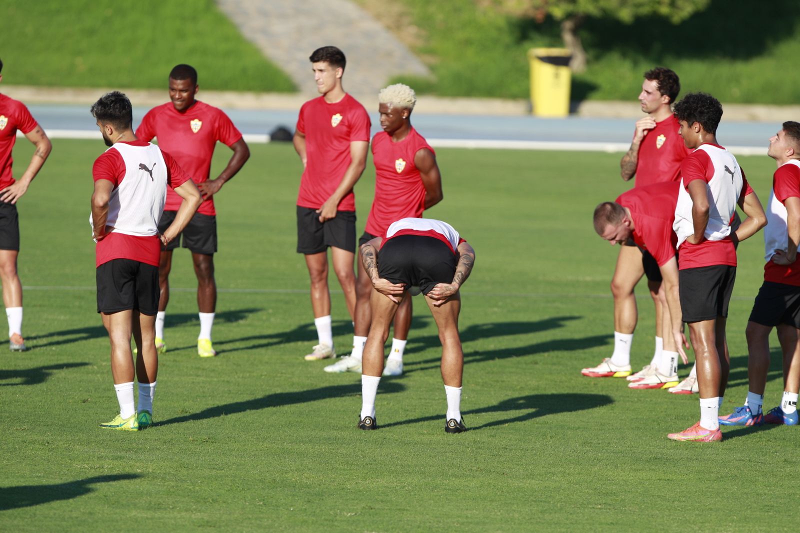 Imágenes del primer entramiento de la U.D. Almería en la Liga Santander, temporada 2022-2023