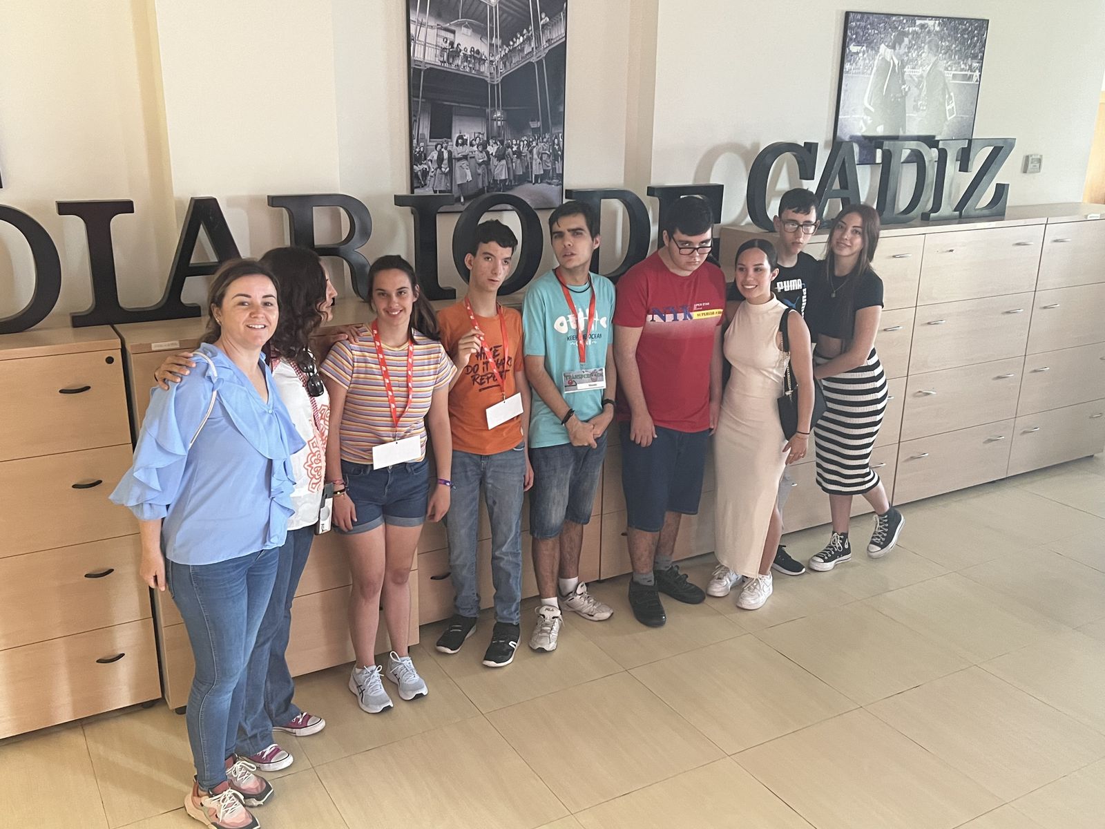 El colegio Upace de San Fernando visita Diario de Cádiz