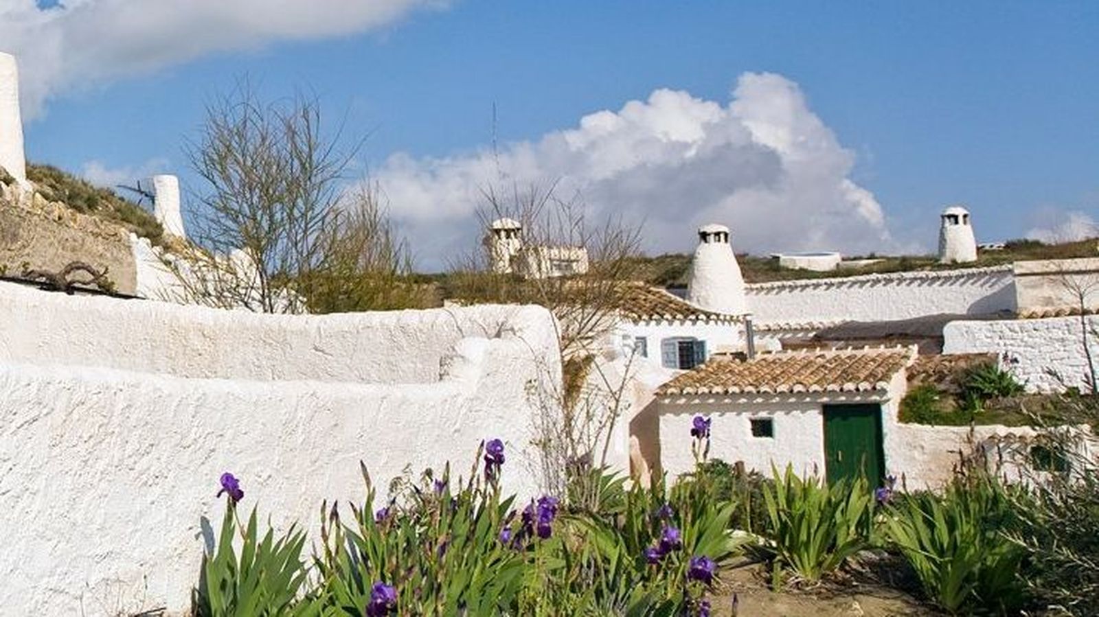 Una de las casas cueva de la localidad de Baza.