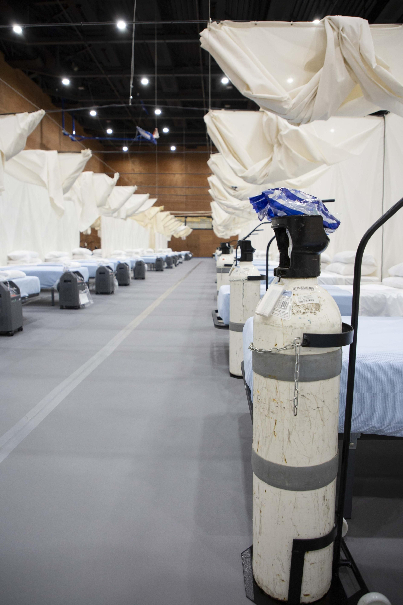 Hospital de campaña en Gibraltar