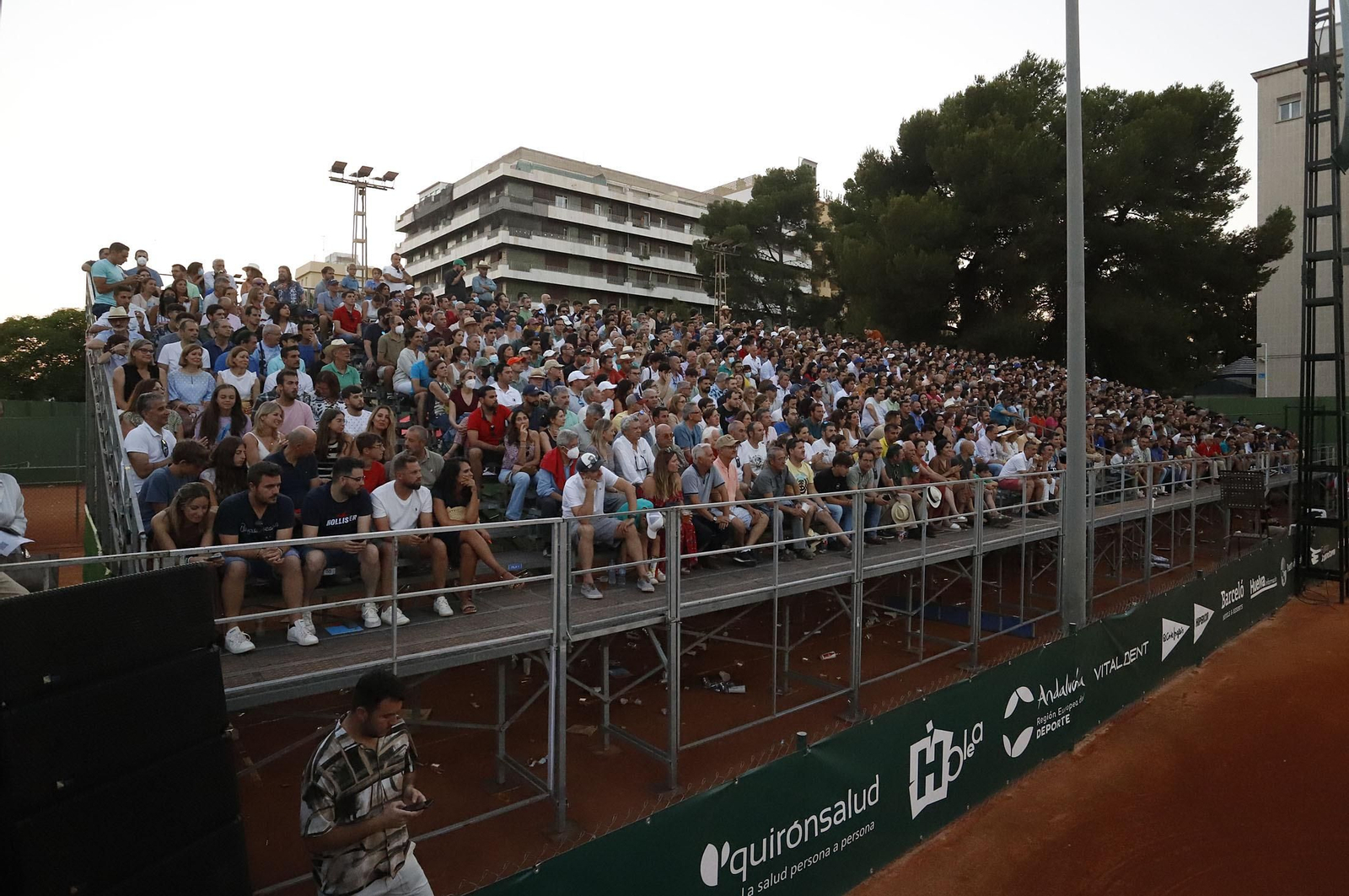 Copa del Rey de Tenis. Imágenes del gran ambiente en las semifinales