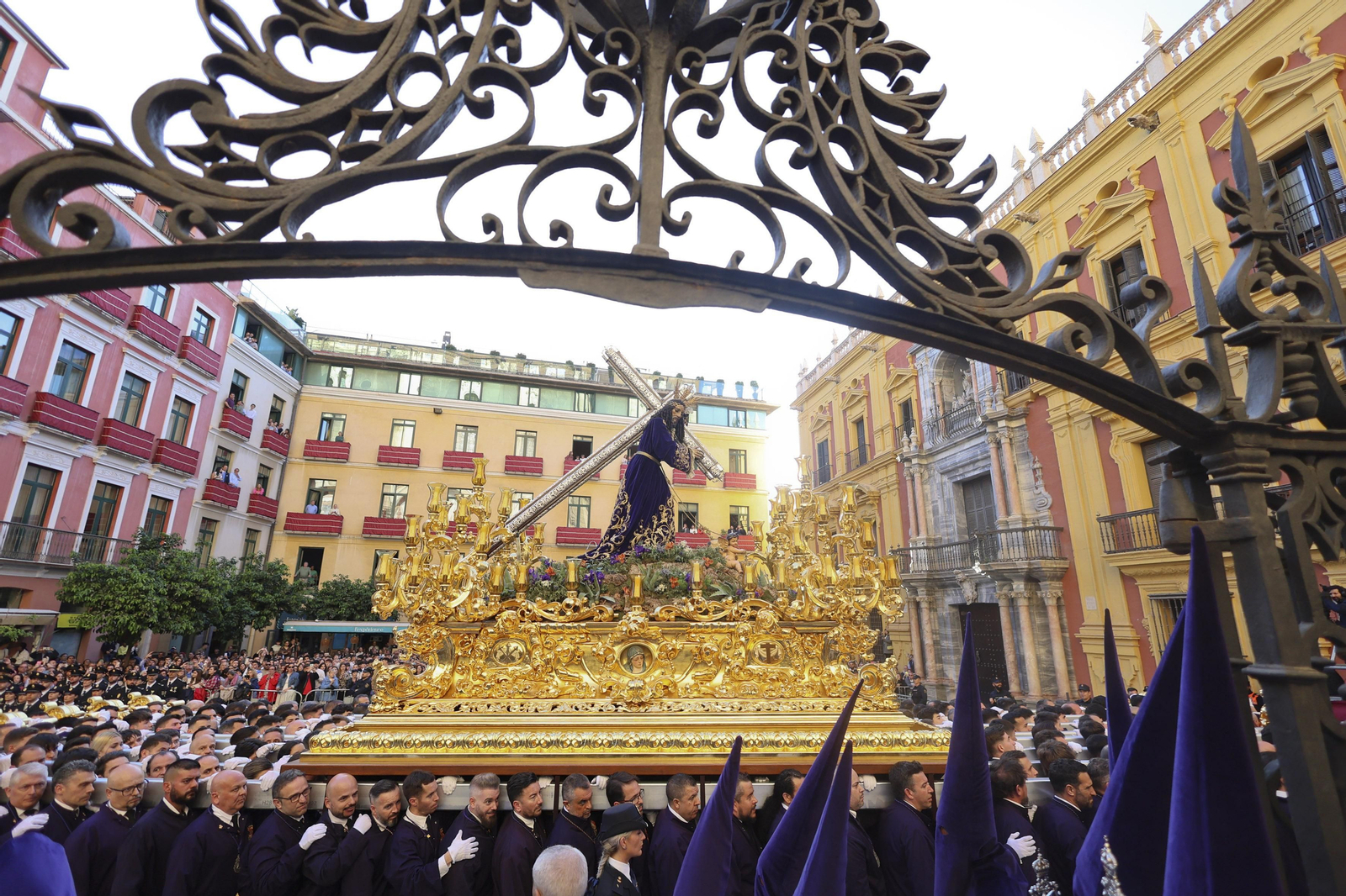 El Rico, en su procesión del Miércoles Santo en Málaga El Rico, en su procesión del Miércoles Santo en Málaga