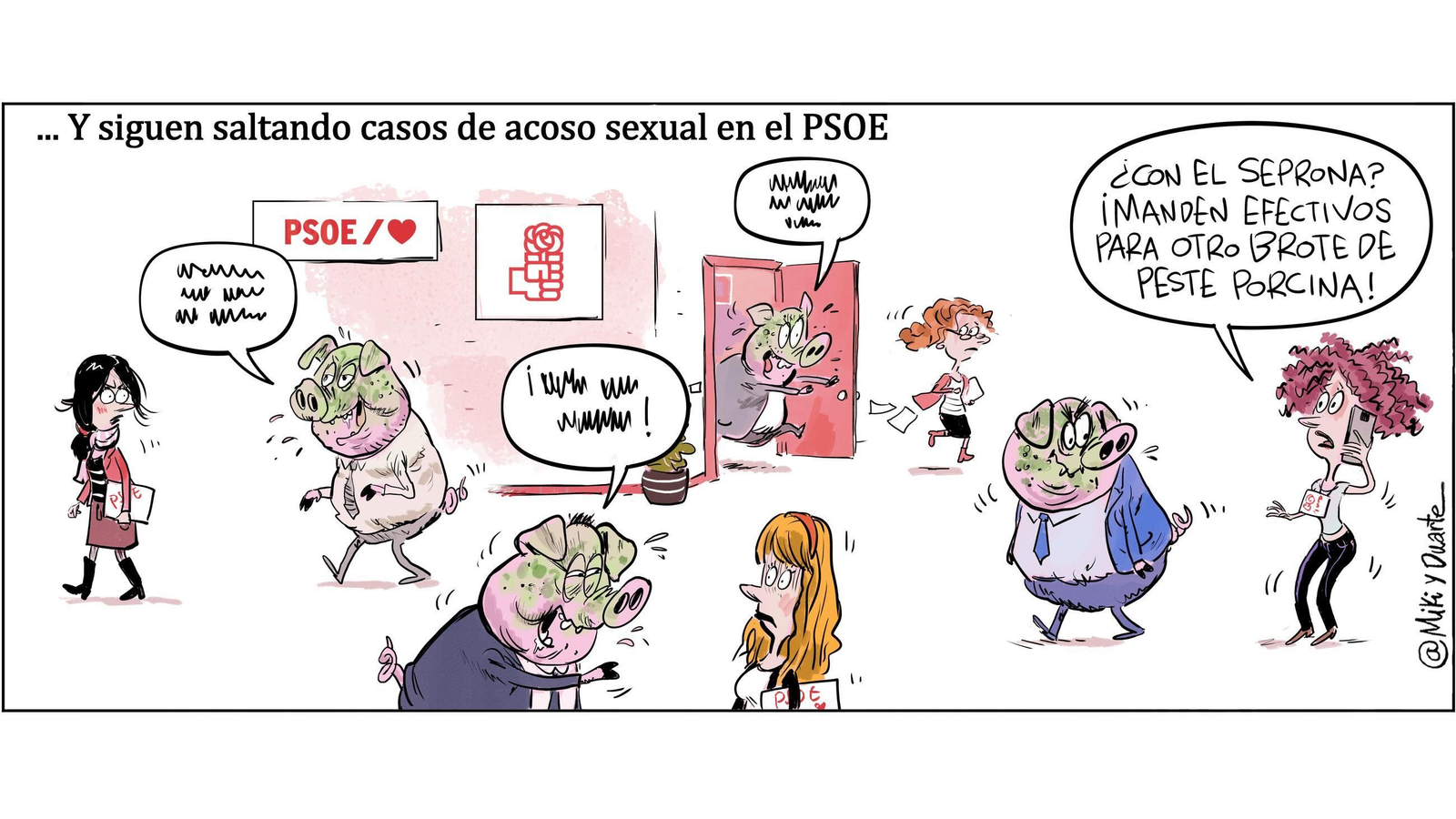 Contagio de peste porcina