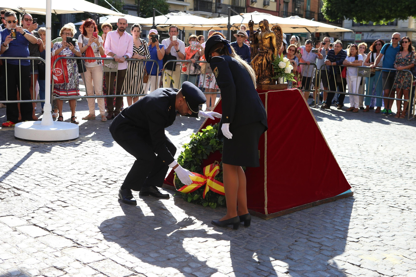 Actos por el día de la Policía en Sevilla