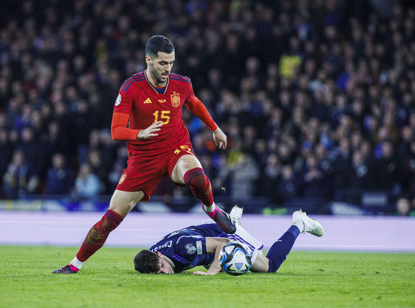 Las fotos del Escocia - España